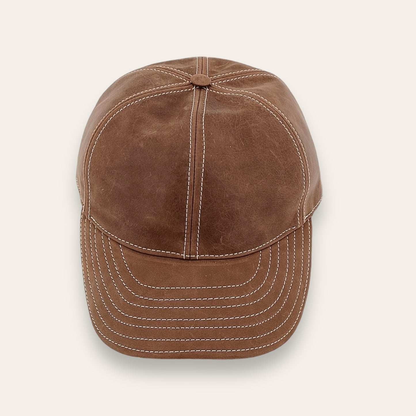 Hunt cappello in pelle con visiera PelleCONTROpelle