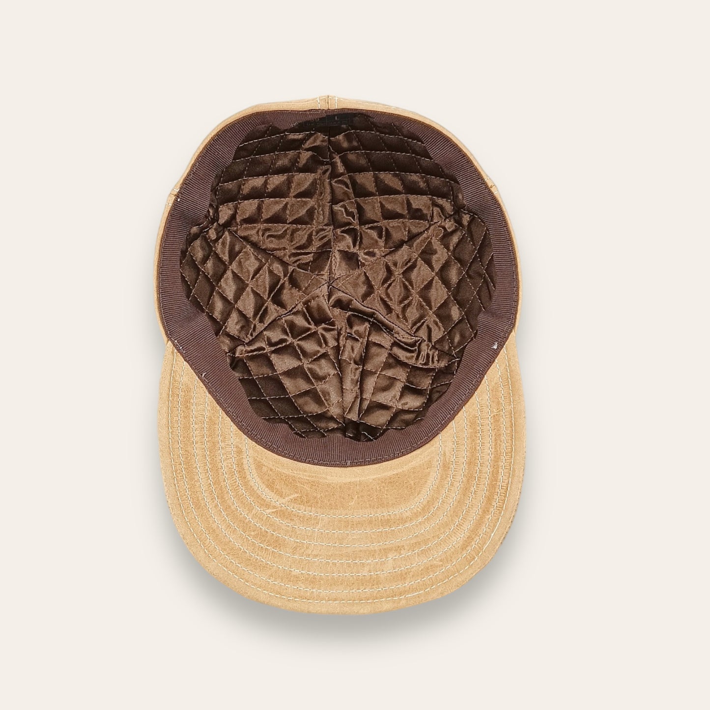 Hunt cappello in pelle con visiera PelleCONTROpelle