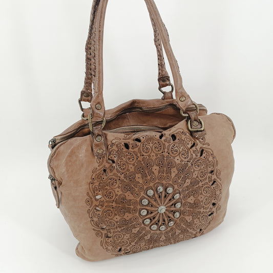 Romina borsa in pelle tinto in capo