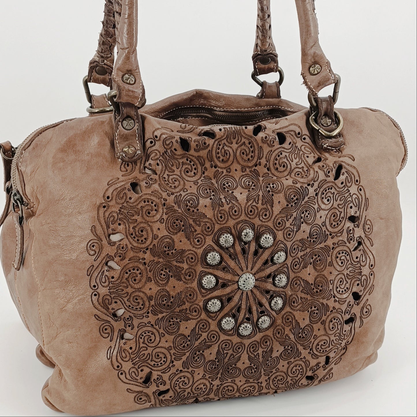 Romina borsa in pelle tinto in capo
