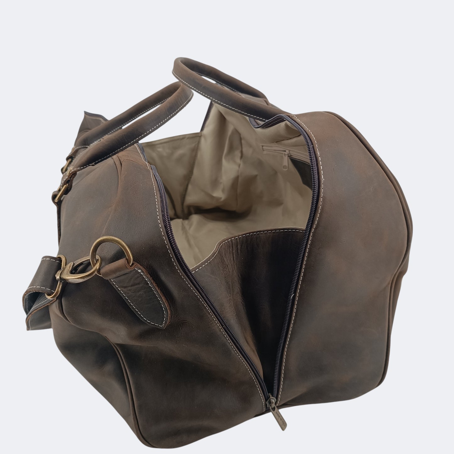 Spartaco borsone in pelle linea PelleCONTROpelle