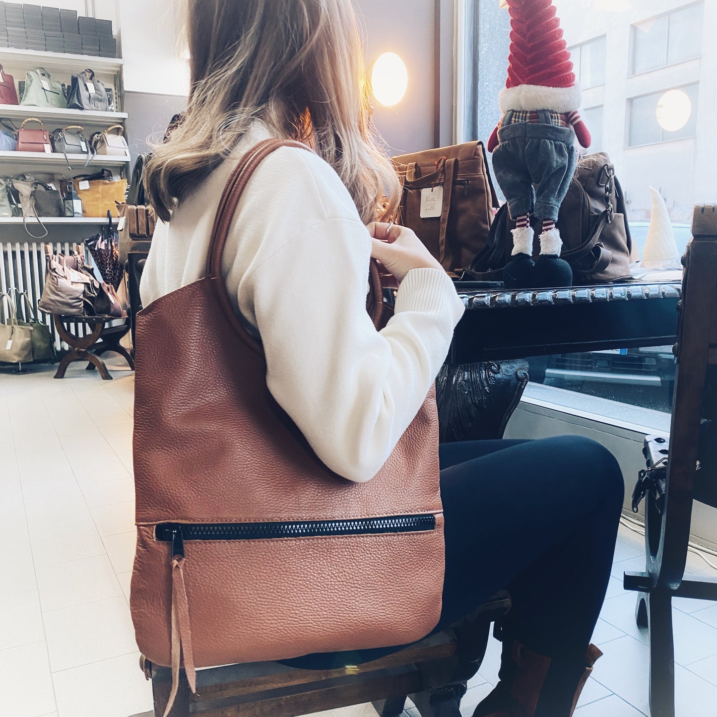 Marlowe borsa in pelle PelleCONTROpelle
