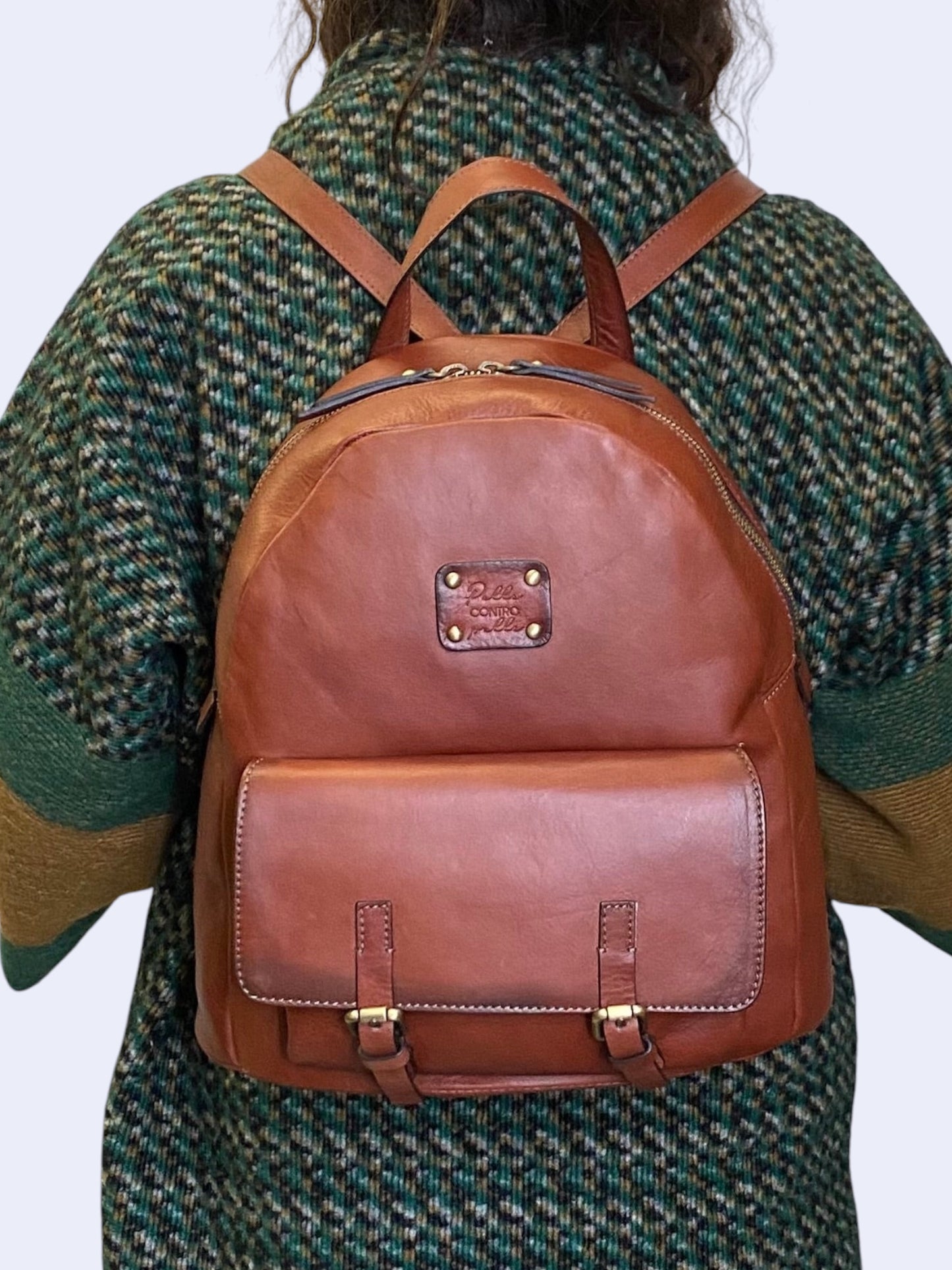 Mirtilla zaino in pelle PelleCONTROpelle