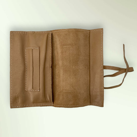 Porta tabacco in pelle