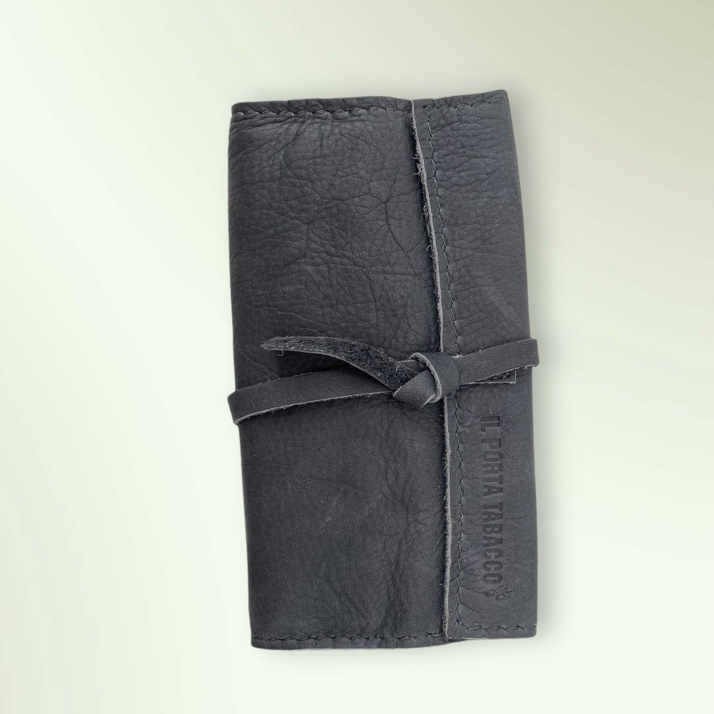 Porta tabacco in pelle