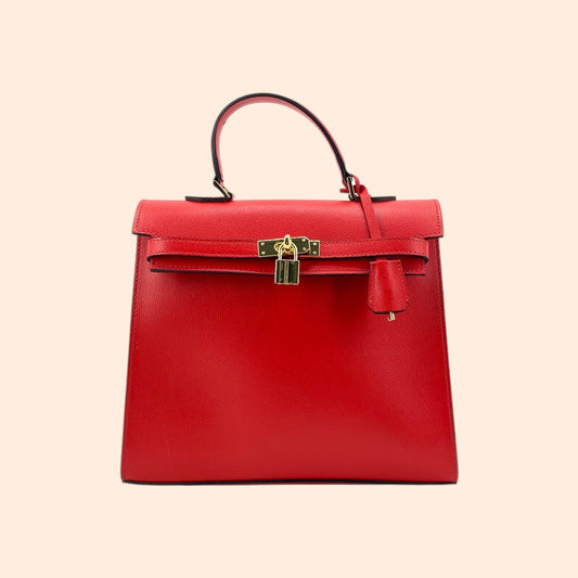 Nina borsa pelle in pelle saffiano