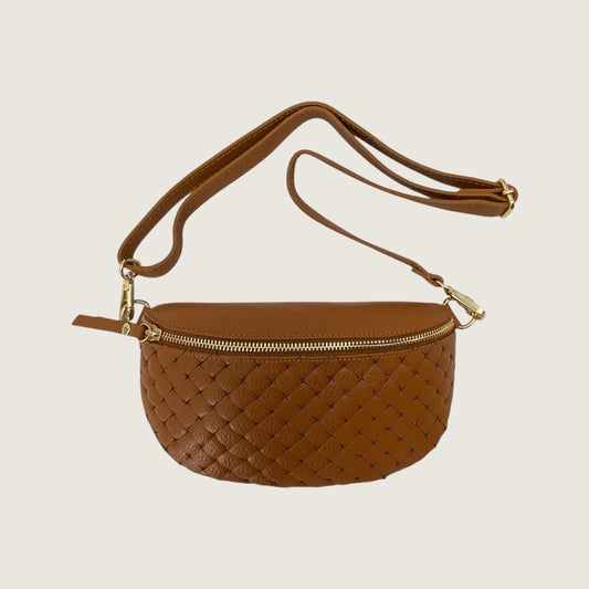 Alisia marsupio in pelle lavorata