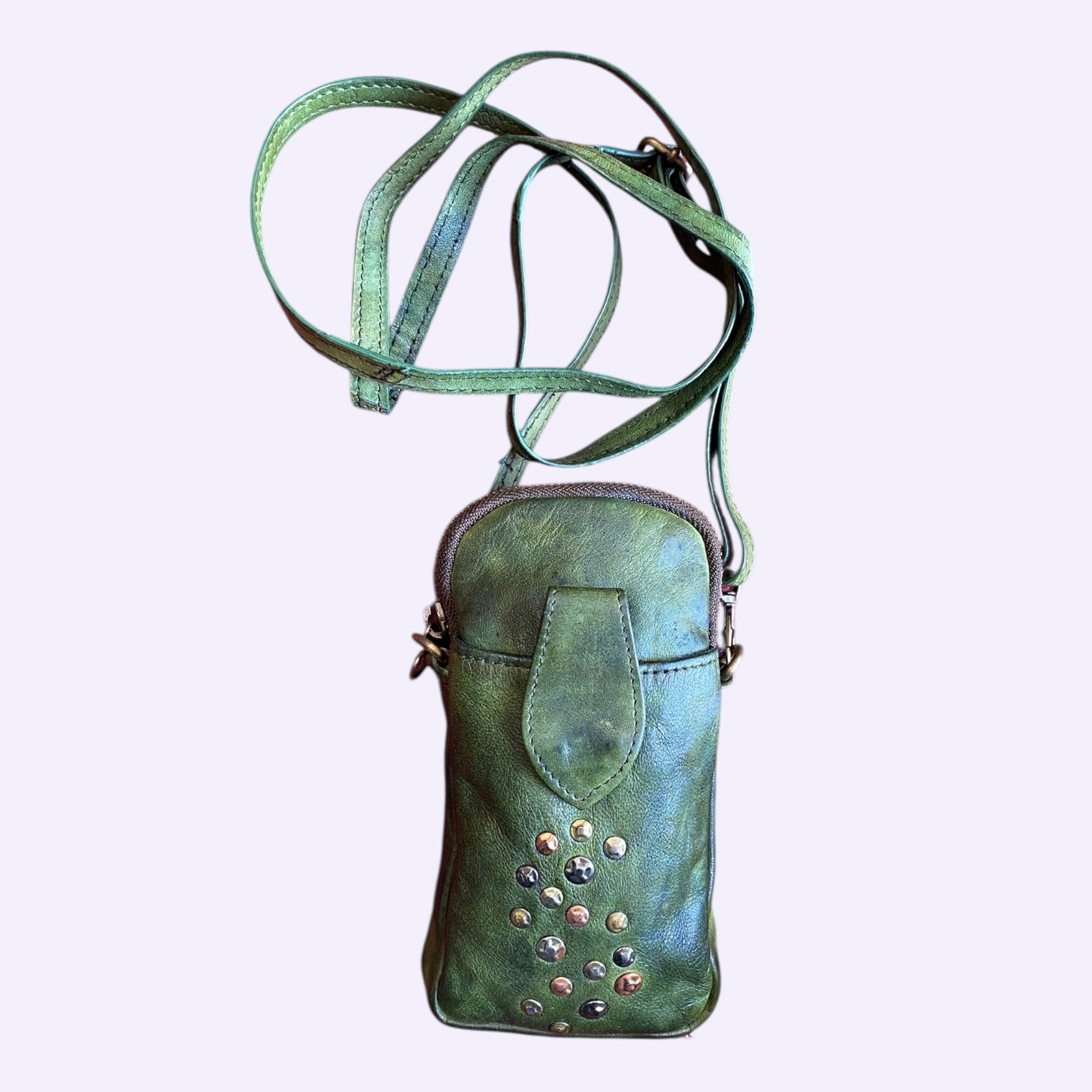 Portacellulare Vintage in pelle