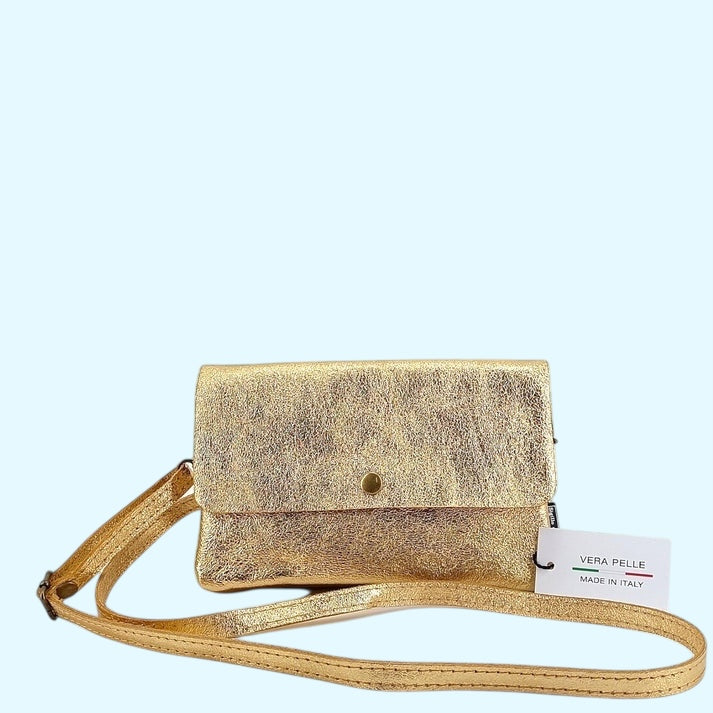 Giada borsa in pelle laminata