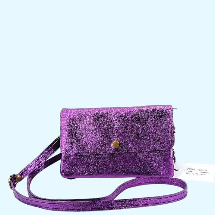 Giada borsa in pelle laminata