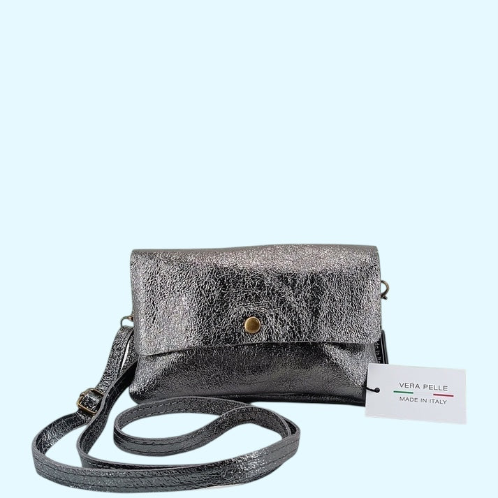 Giada borsa in pelle laminata