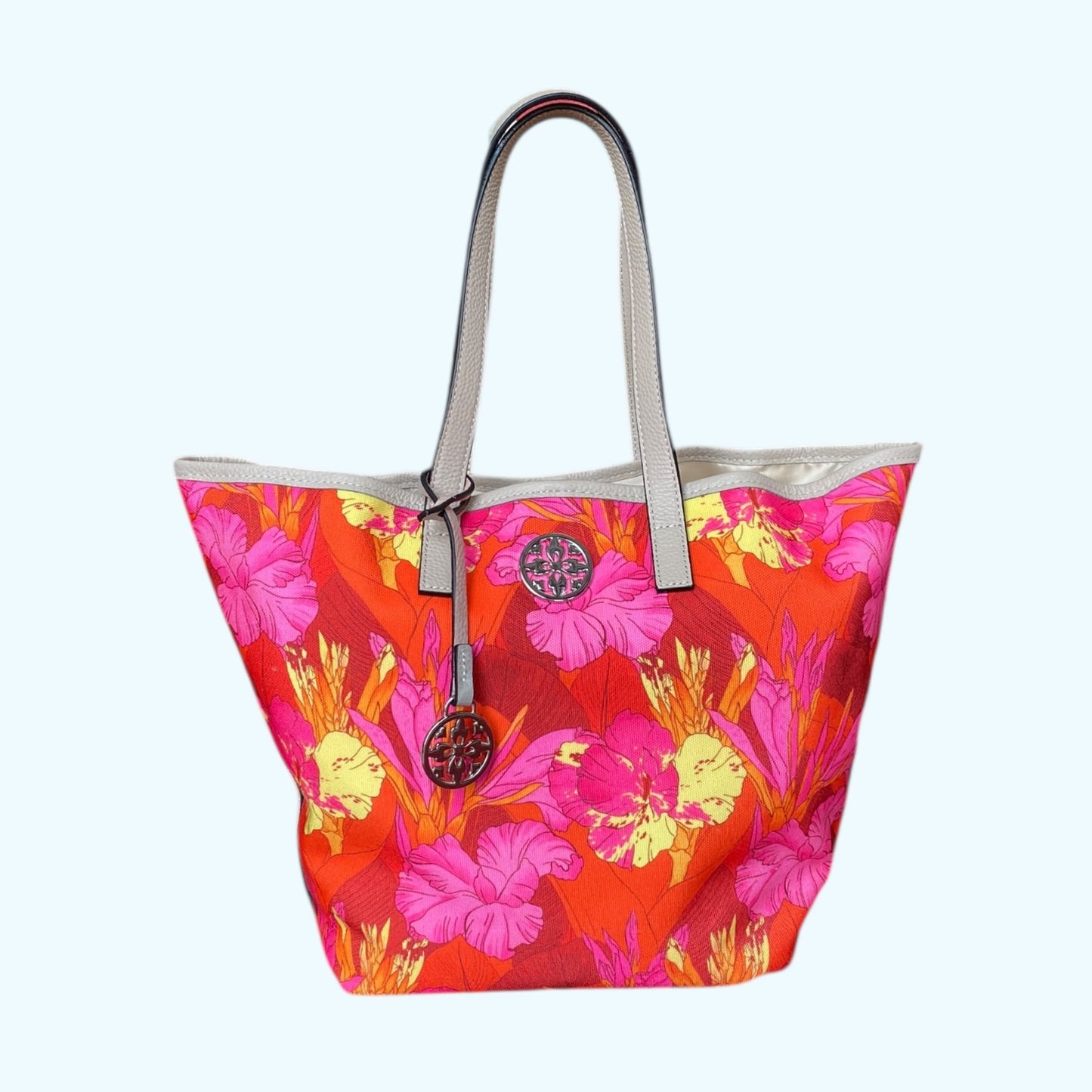 Borsa Kenzo tessuto fiorato e pelle
