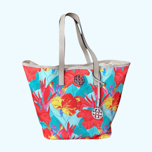 Borsa Kenzo tessuto fiorato e pelle