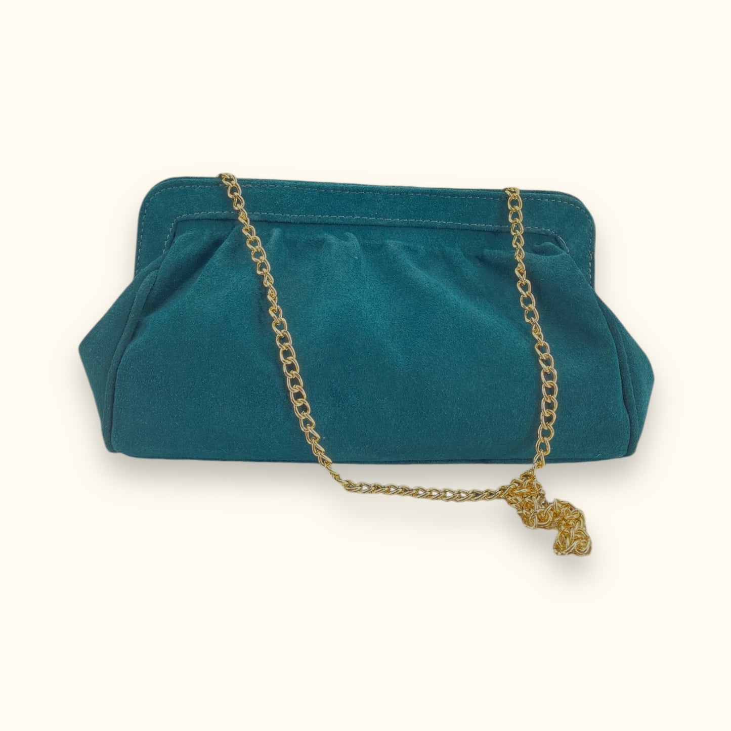 Vittoria borsa in vero camoscio