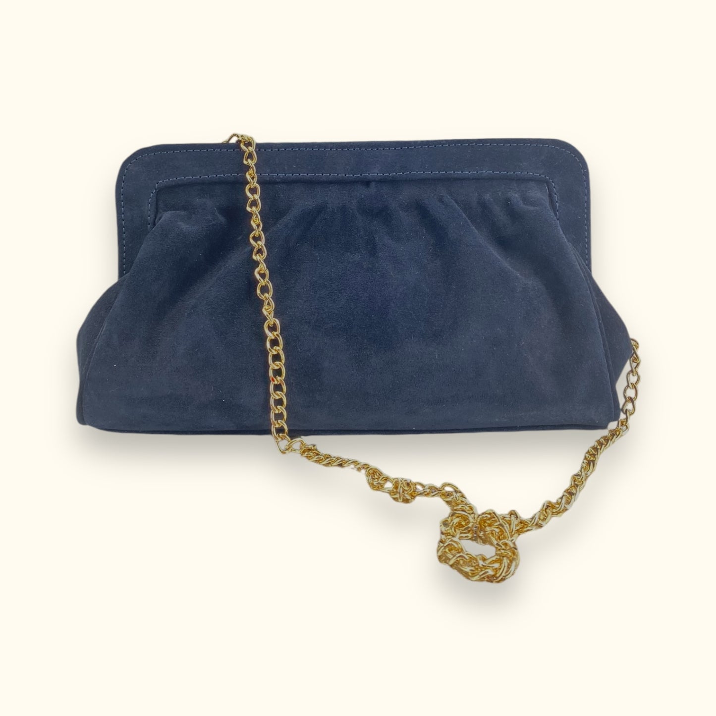 Vittoria borsa in vero camoscio