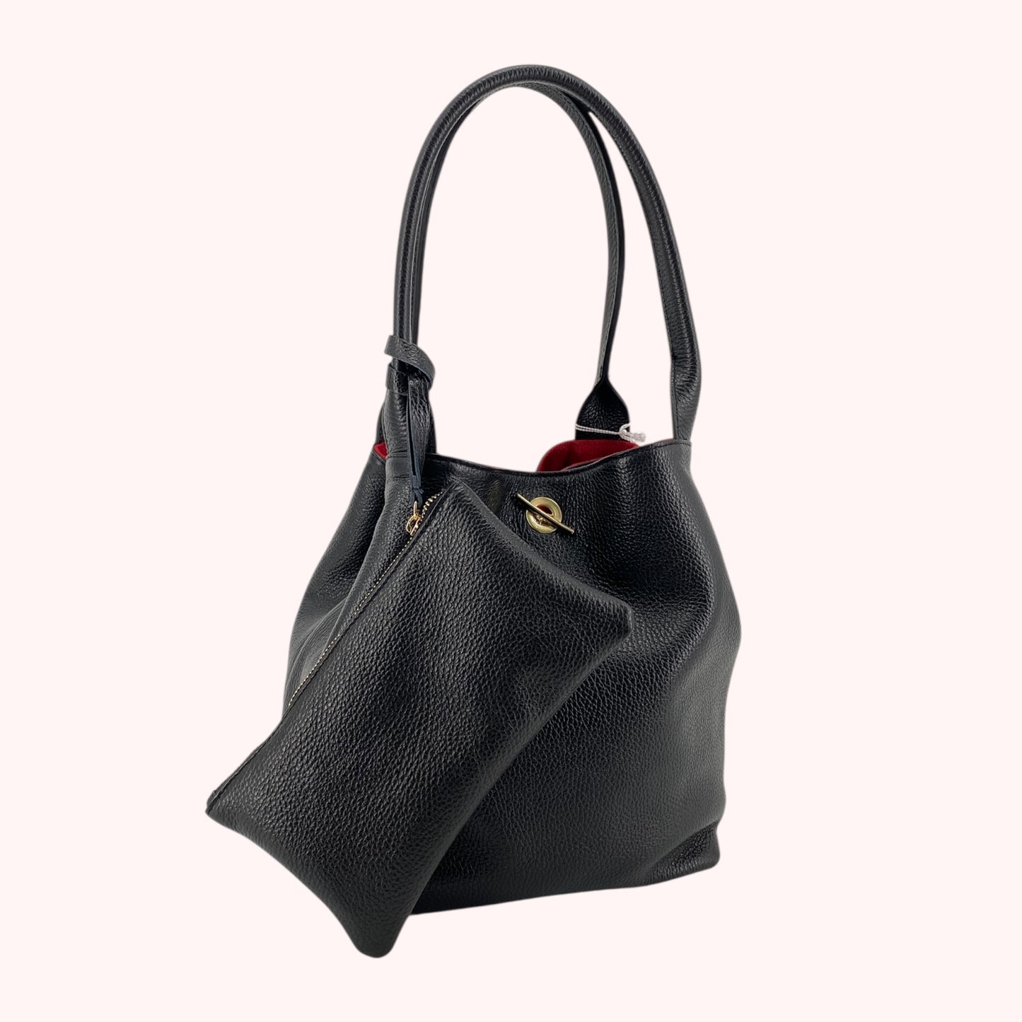 Reverso borsa in pelle double face