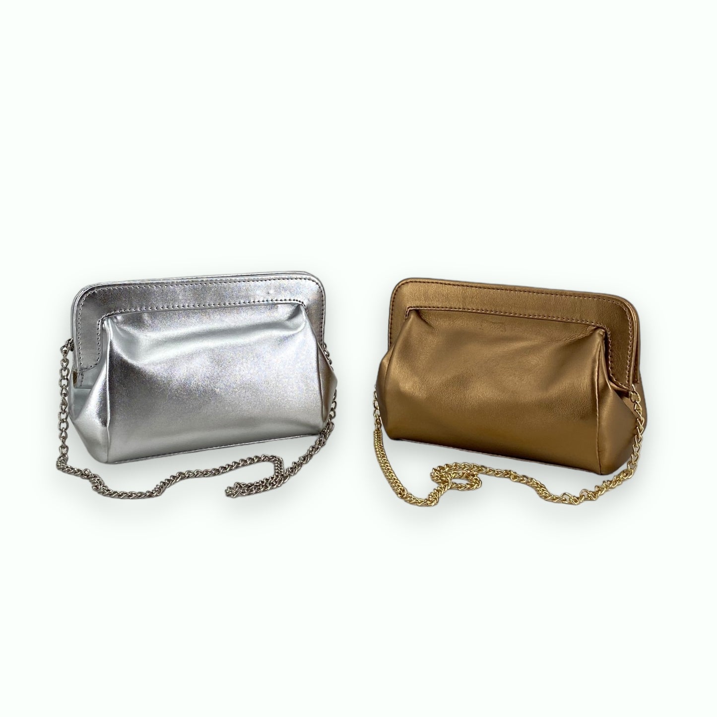 Micaela pochette in laminato linea PelleCONTROpelle