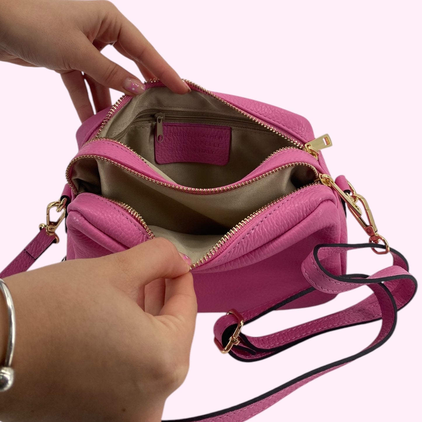 Olly borsa in pelle