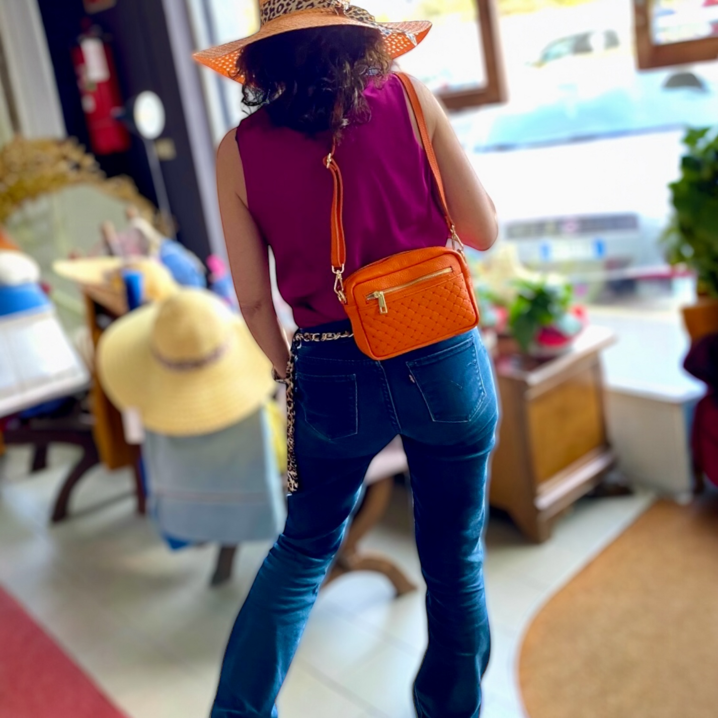 Nuvola borsa in pelle