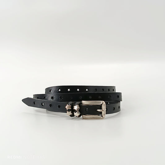 Stellina cintura donna in pelle