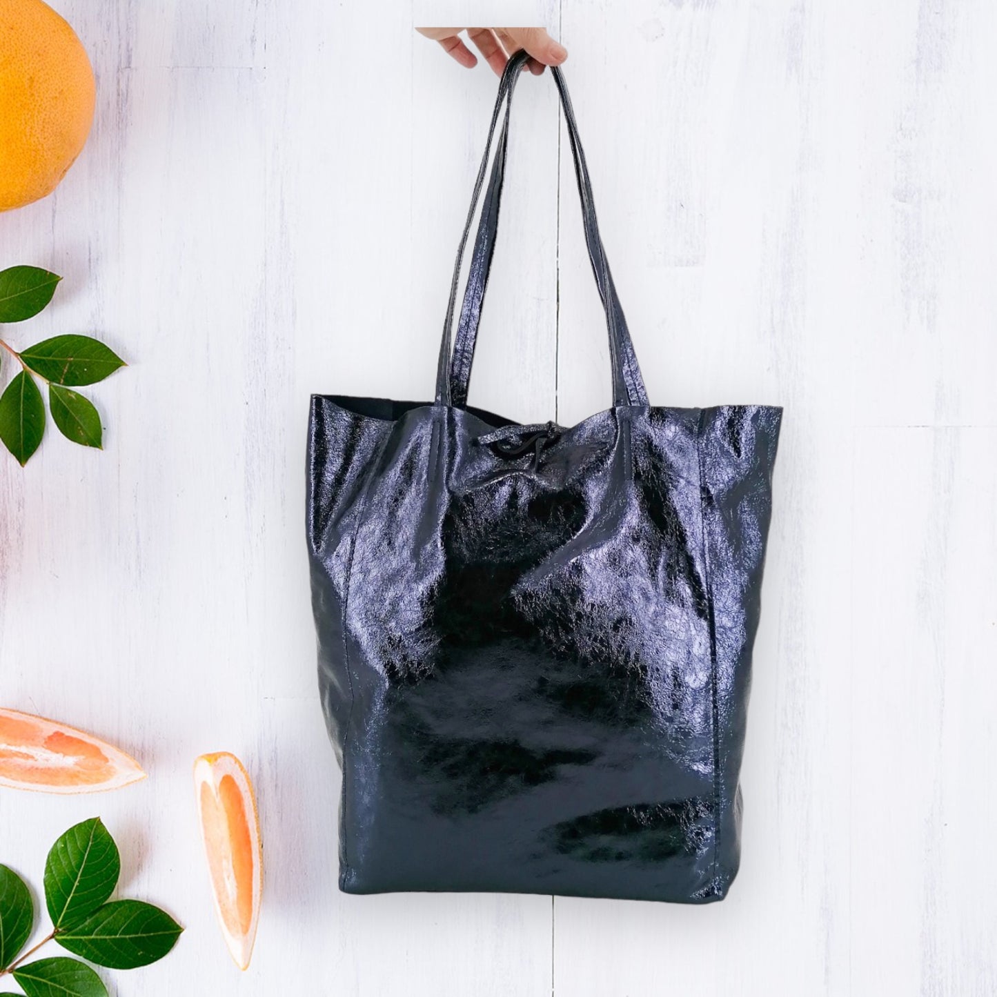 Patty borsa in pelle