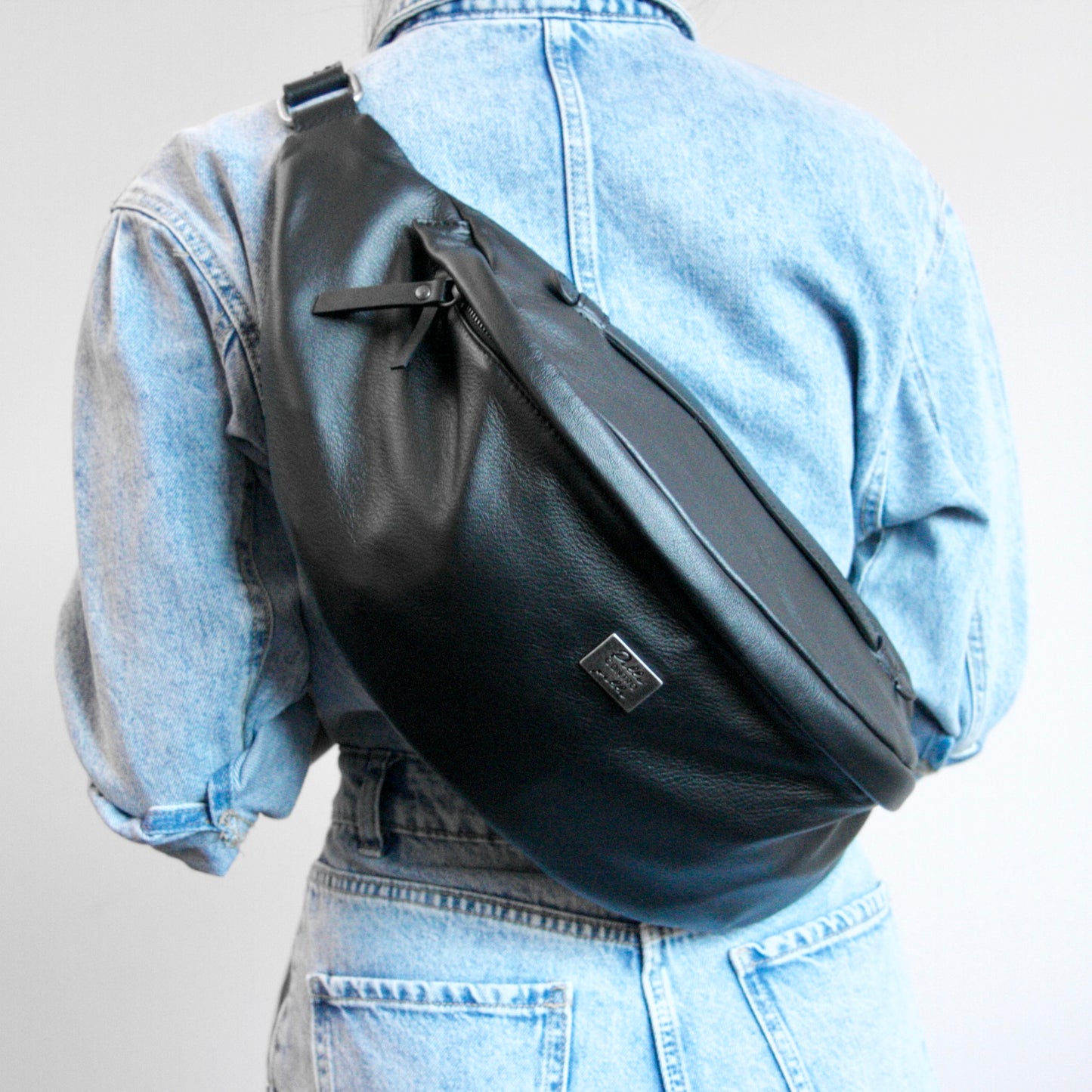 Enea marsupio maxi in pelle Linea PelleCONTROpelle