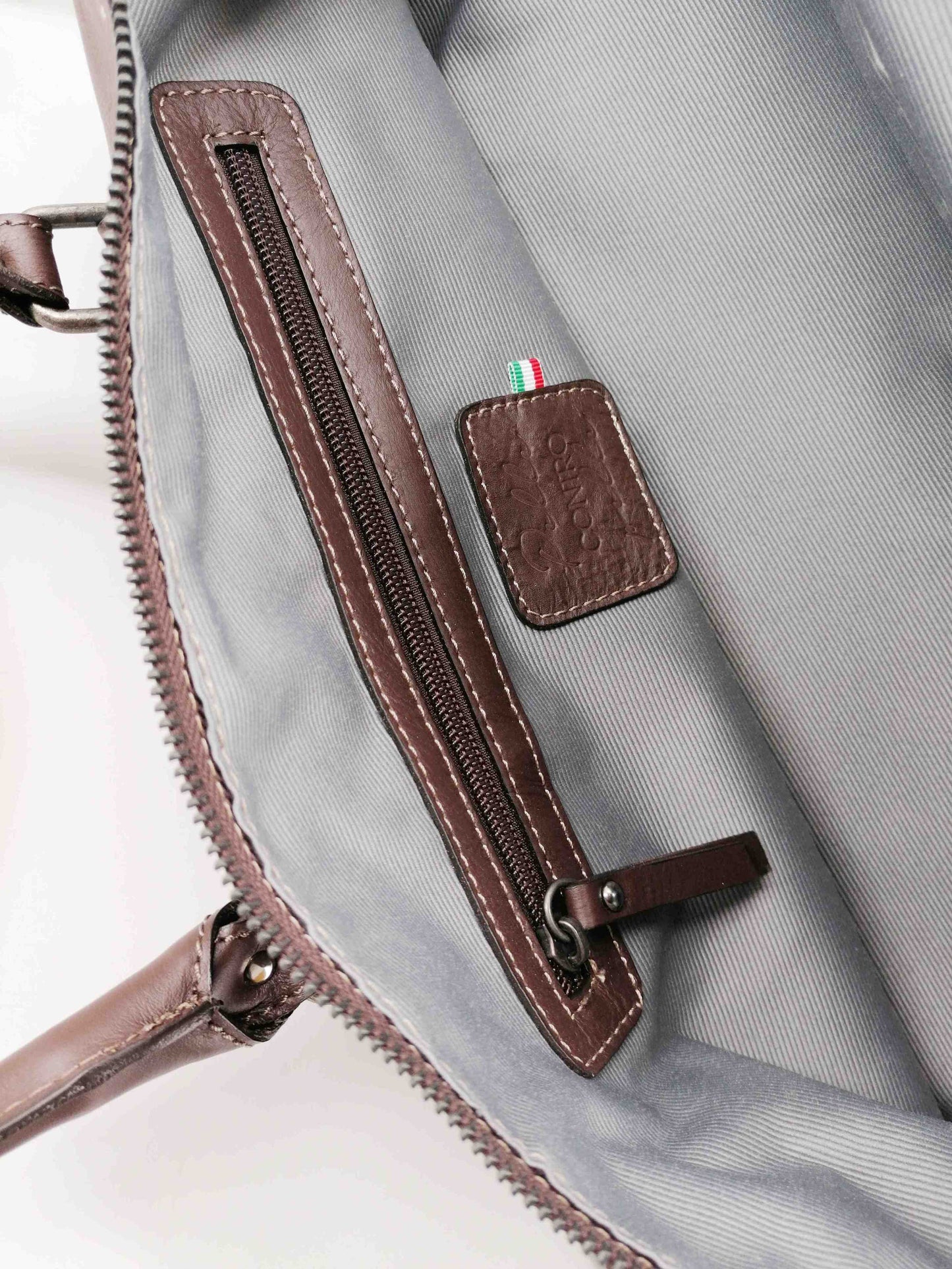 Borsone Nerone pelle Linea PelleCONTROpelle