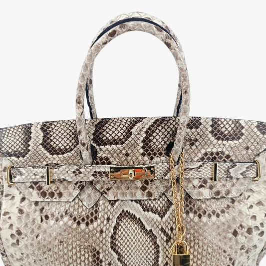 Romina borsa in vero pitone Made in Italy