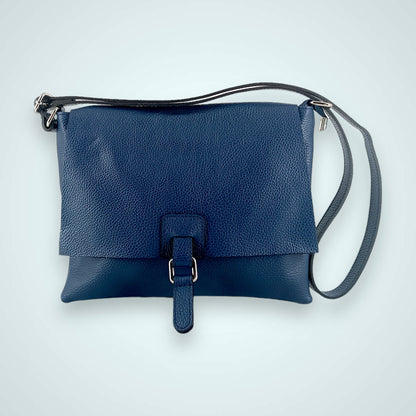 Blue borsa in pelle