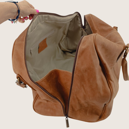 Titanus borsone in pelle Linea PelleCONTROpelle