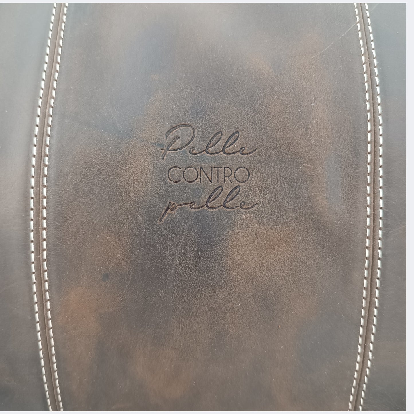 Spartaco borsone in pelle linea PelleCONTROpelle