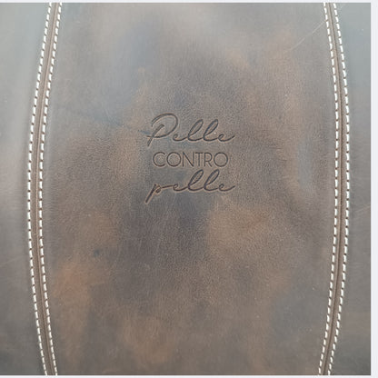 Spartaco borsone in pelle linea PelleCONTROpelle