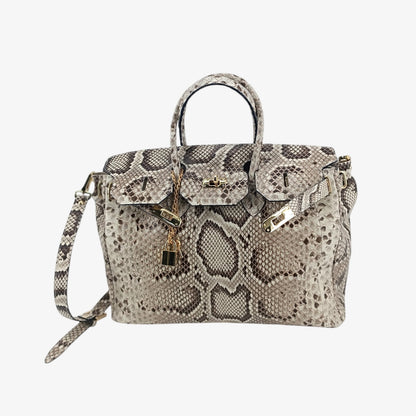 Romina borsa in vero pitone Made in Italy