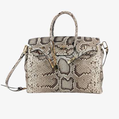 Romina borsa in vero pitone Made in Italy