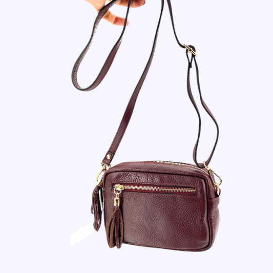 Perla borsa piccola in pelle