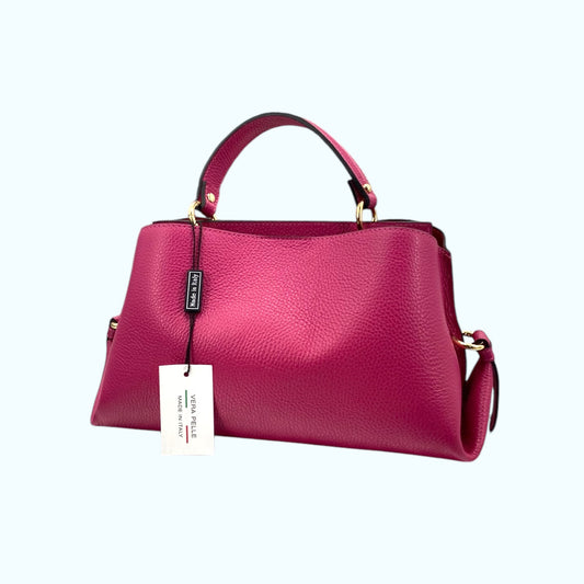 Viola borsa in pelle