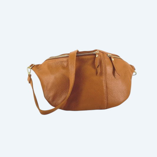 Evie Maxi Marsupio in Vera Pelle Italiana - Il Tuo Nuovo Must-Have di Stile e Praticità