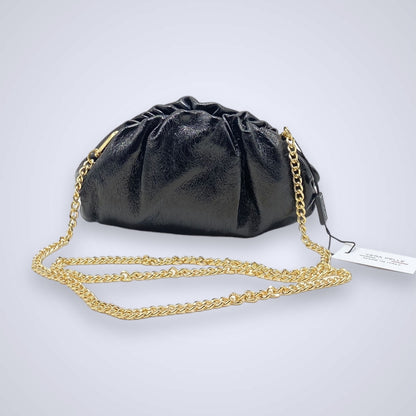 Tamara pochette arricciata in pelle