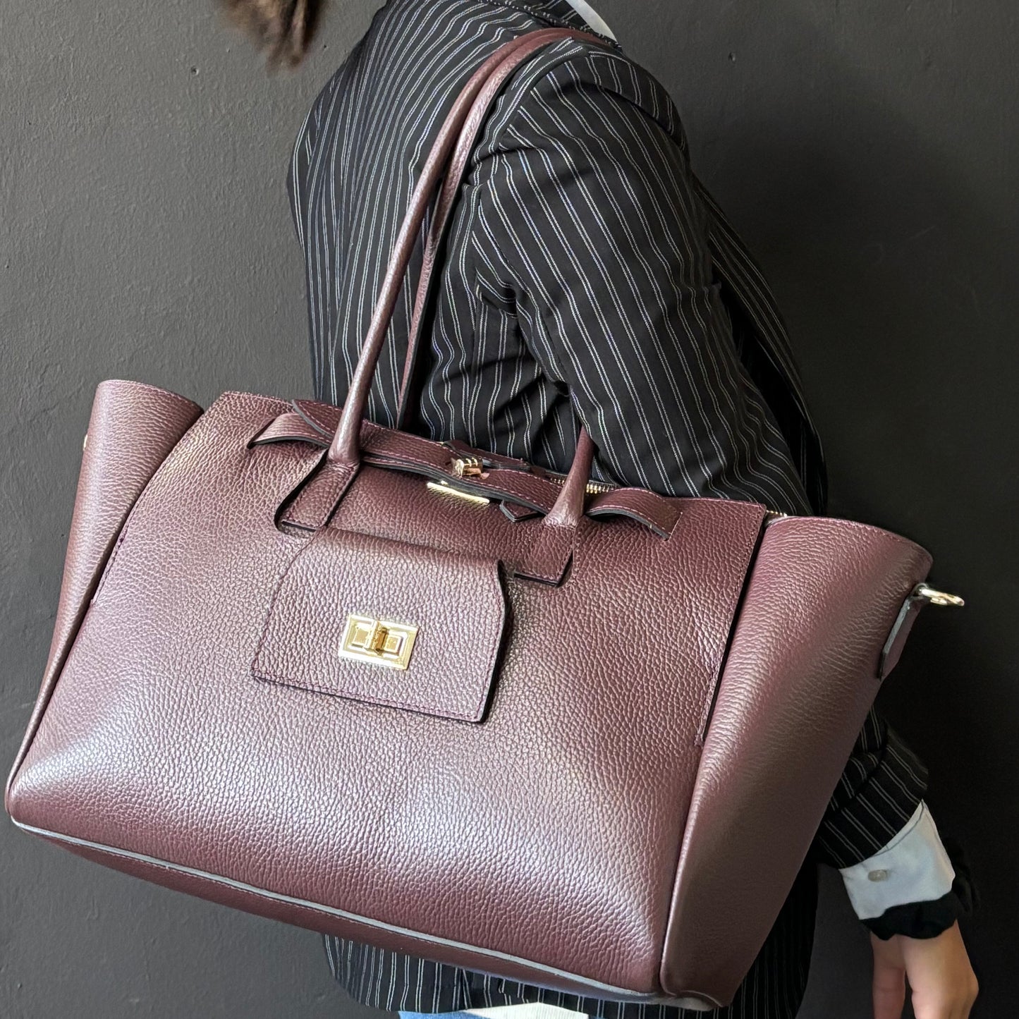 Taylor borsa in pelle Made in Italy