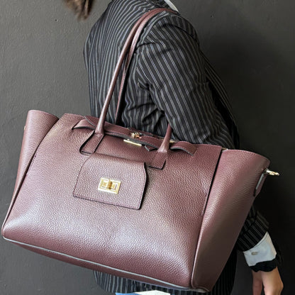 Taylor borsa in pelle Made in Italy