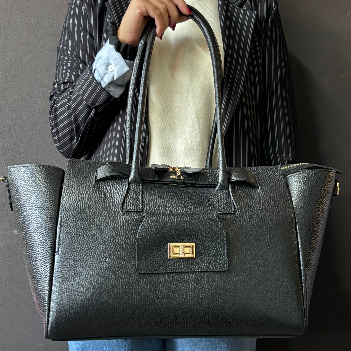 Taylor borsa in pelle Made in Italy