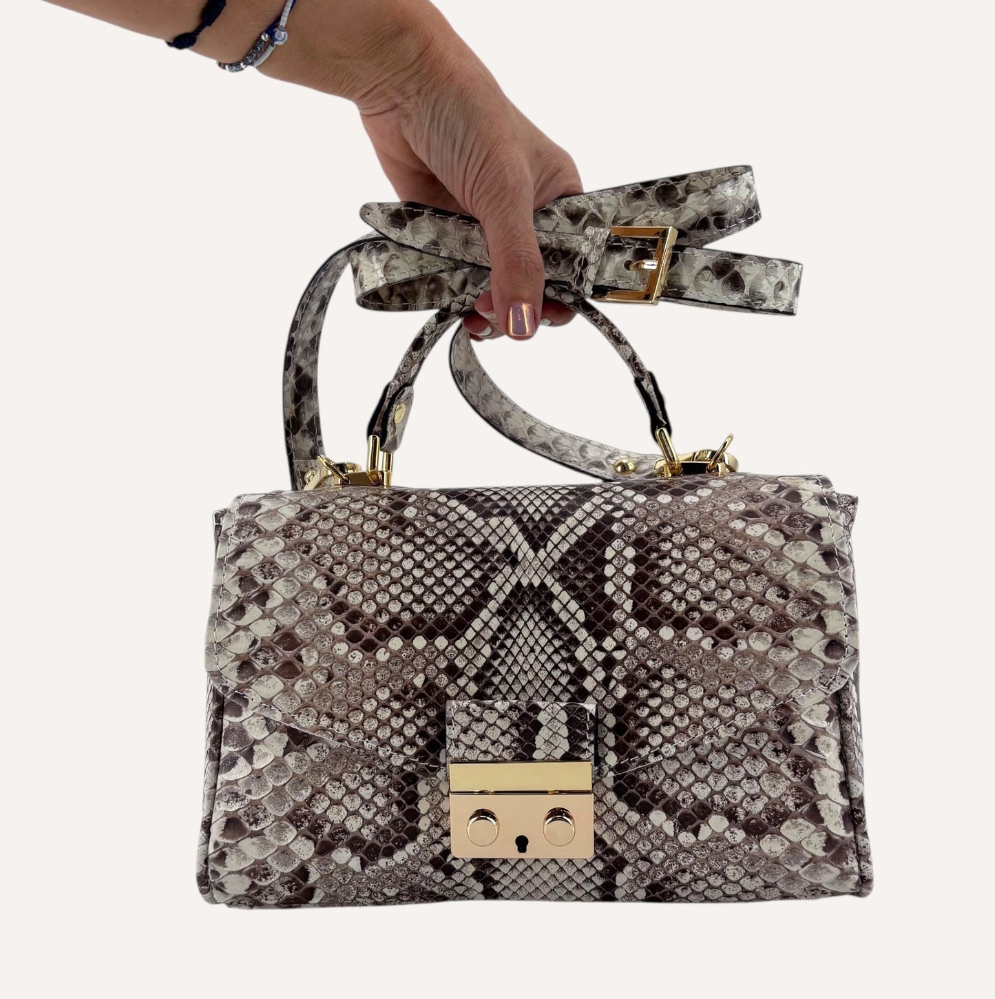 Elly borsa vero pitone