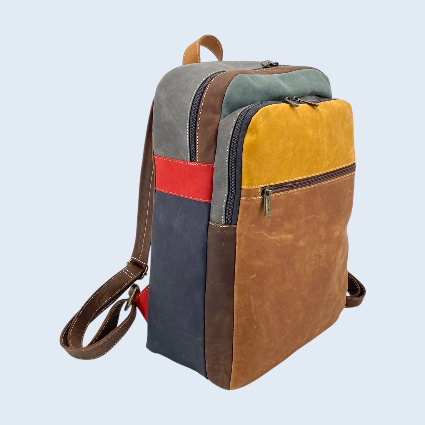 Bartolomeo zaino pelle PelleCONTROpelle