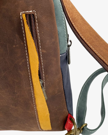 Bartolomeo zaino pelle PelleCONTROpelle