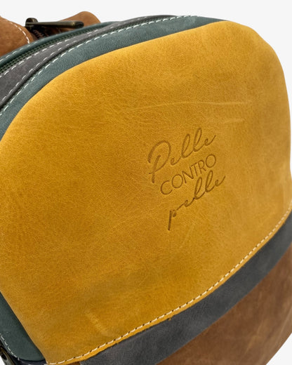 Bartolomeo zaino pelle PelleCONTROpelle