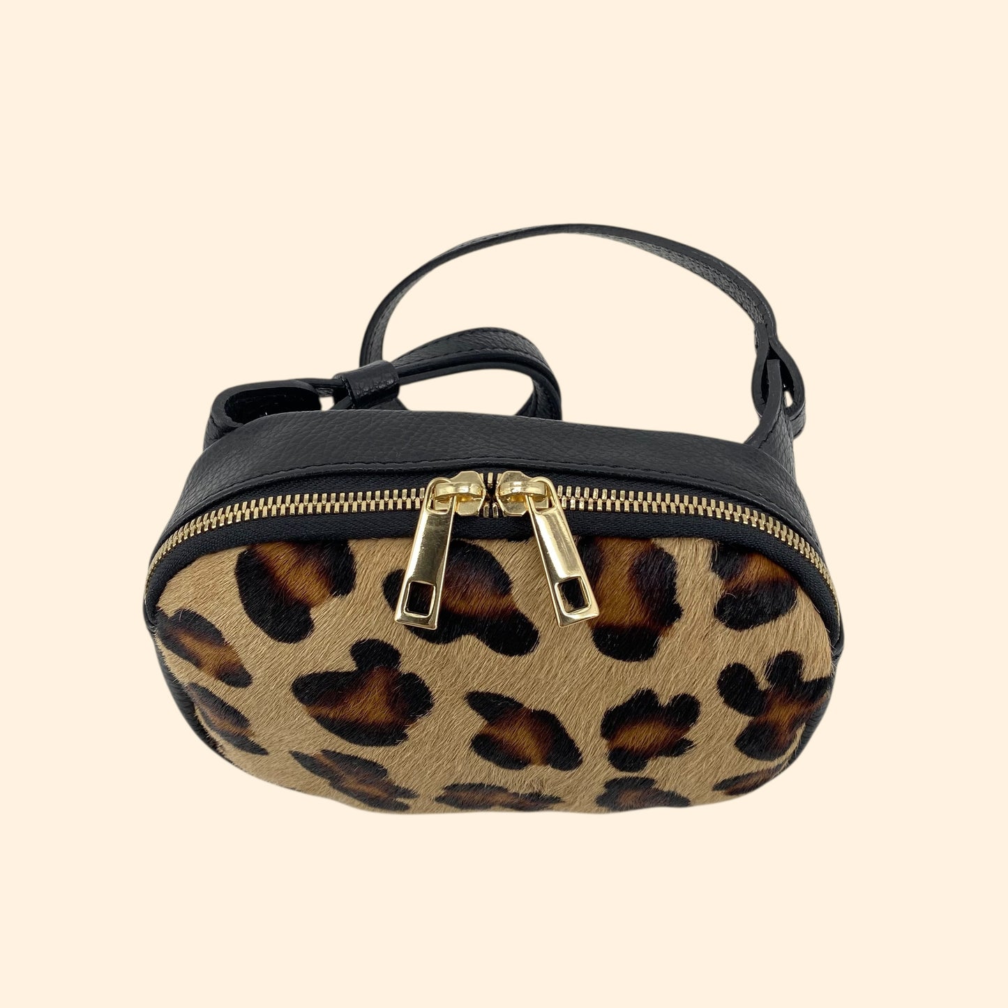 Kikka marsupio pelle e cavallino