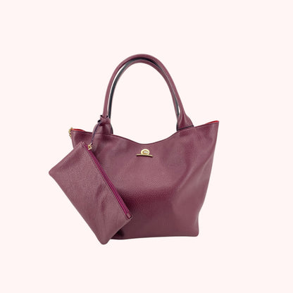 Reverso borsa in pelle double face