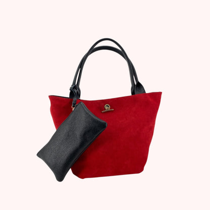 Reverso borsa in pelle double face