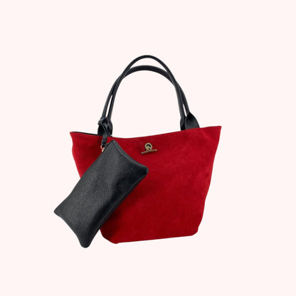 Reverso borsa in pelle double face