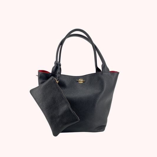 Reverso borsa in pelle double face